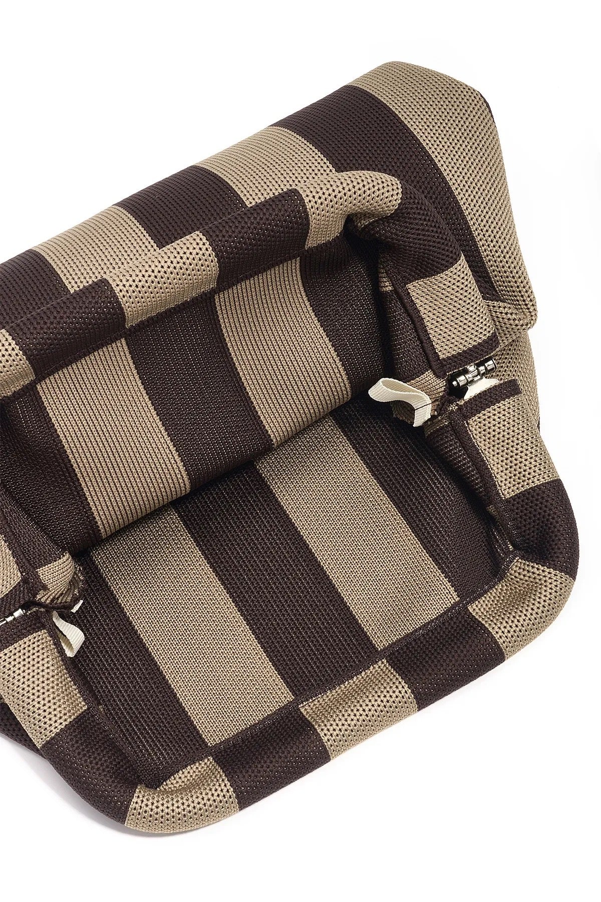 CLUTCH RIGHE BROWN