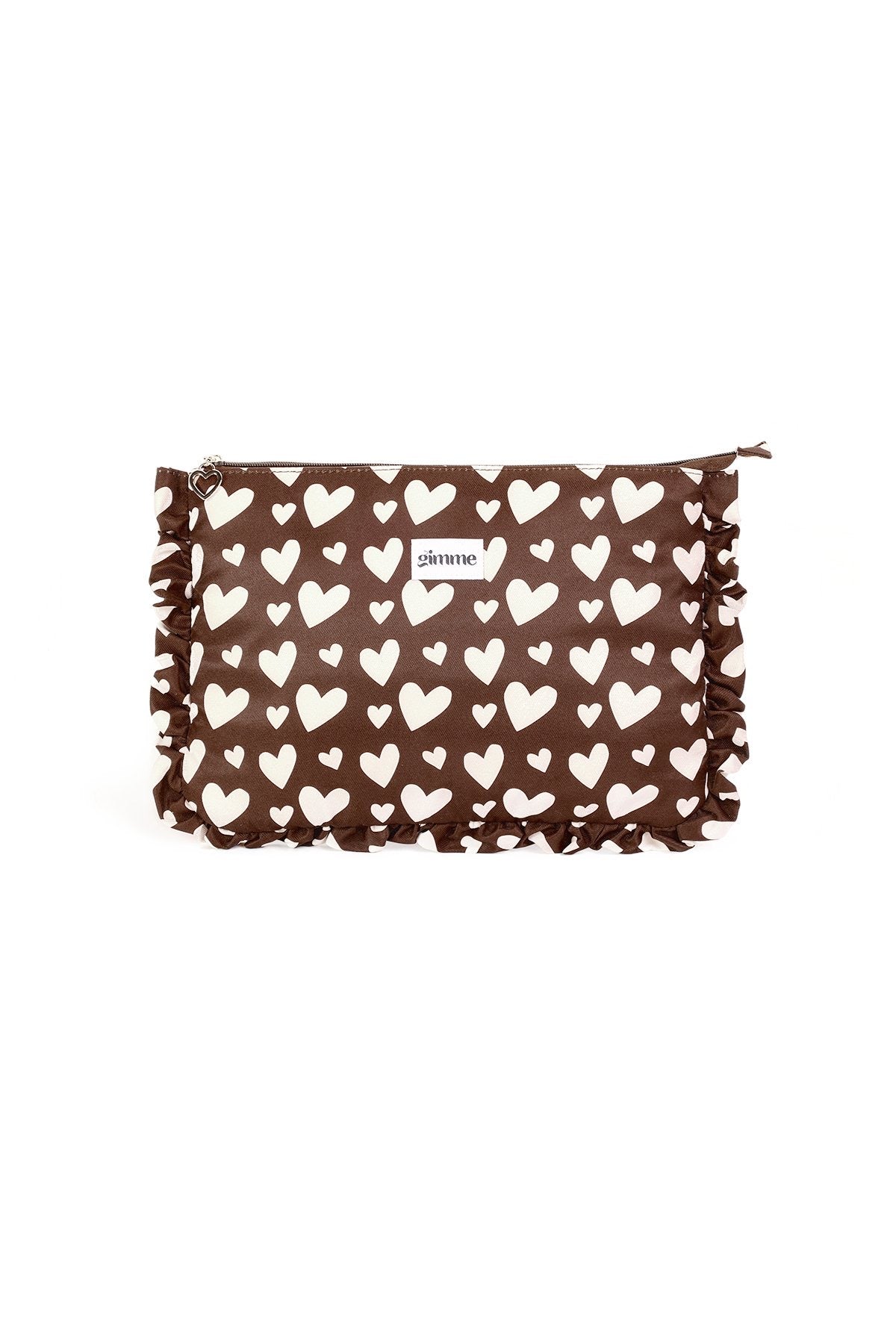 Maxy pochette hearts brown