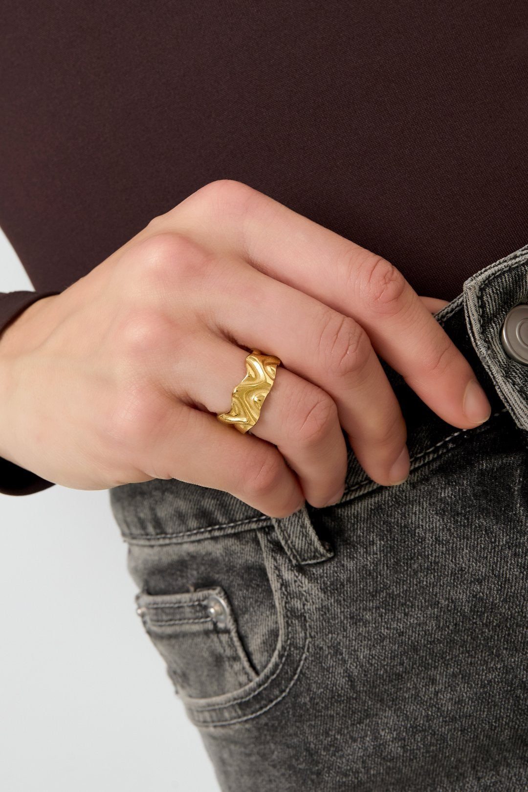 anello stropicciato
