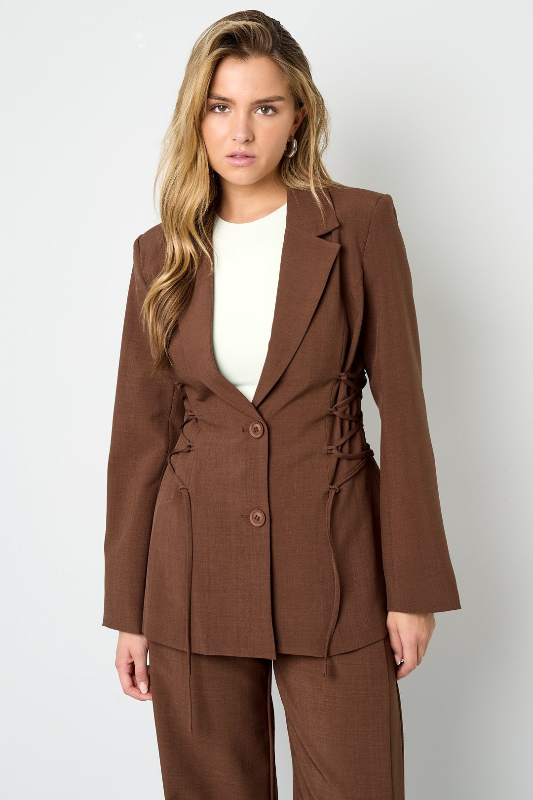 BLAZER AVVITATO LACCI