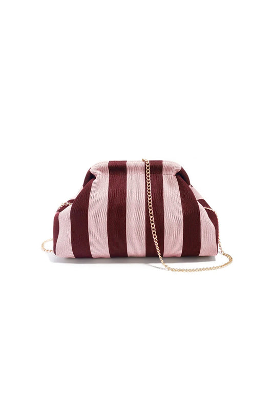 CLUTCH STRIPES WINE