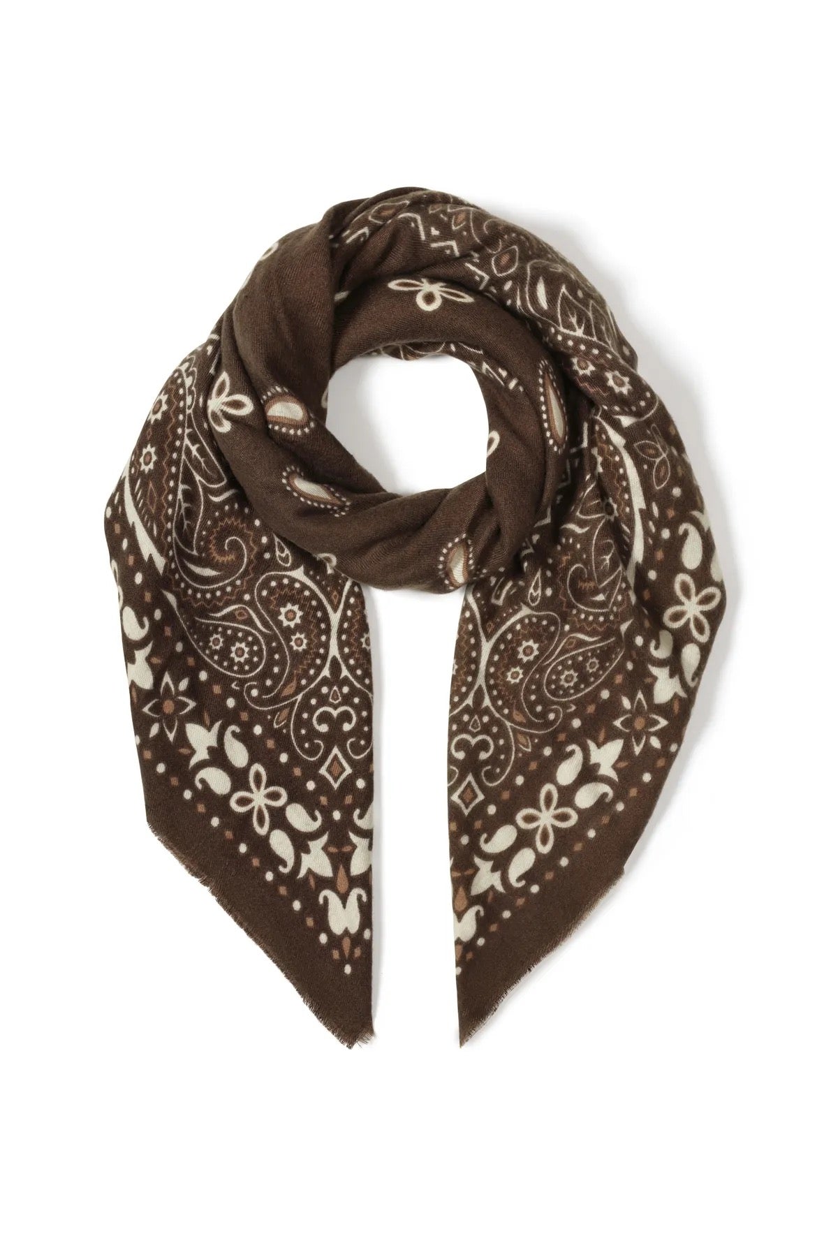 SCIARPA BANDANA BROWN