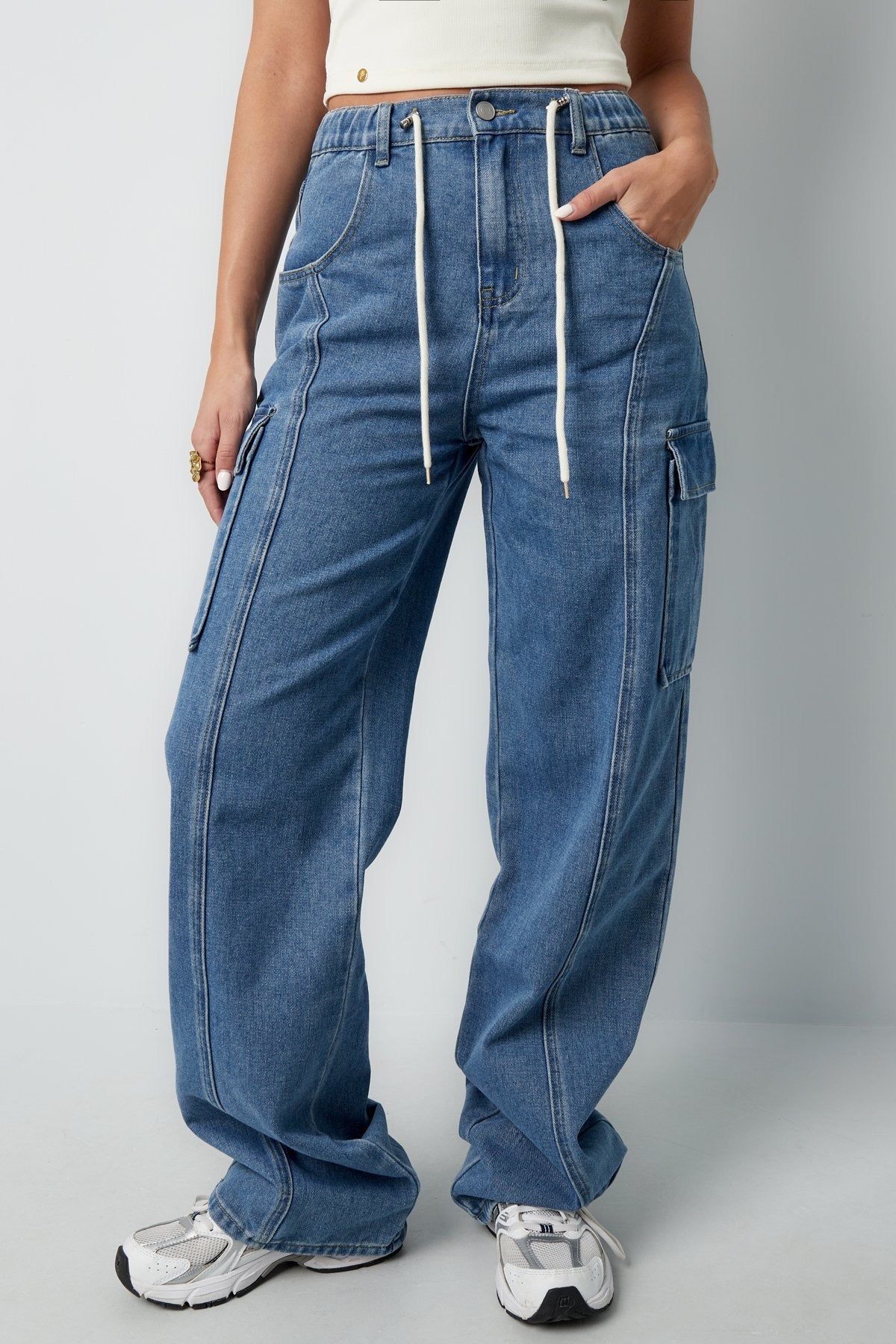 Jeans cargo loose fit