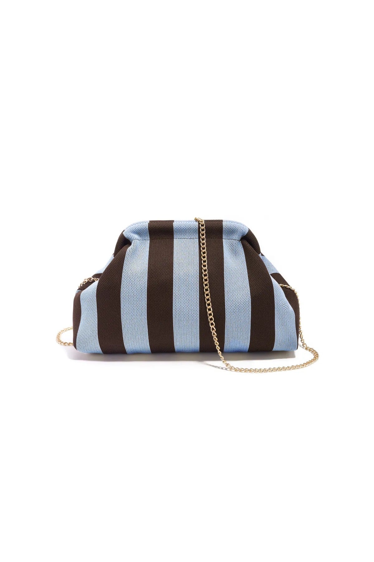 CLUTCH STRIPES CIELO