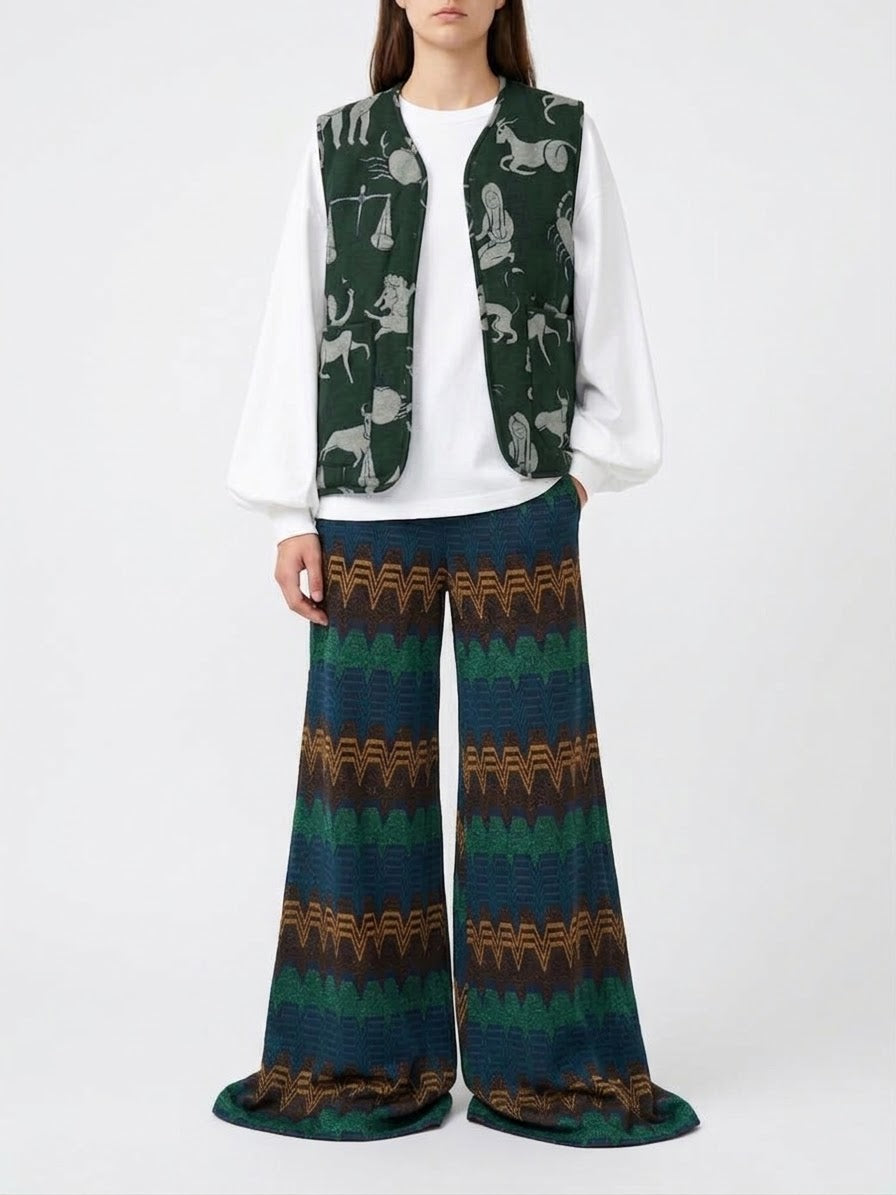 PANTALONE PALAZZO LUREX