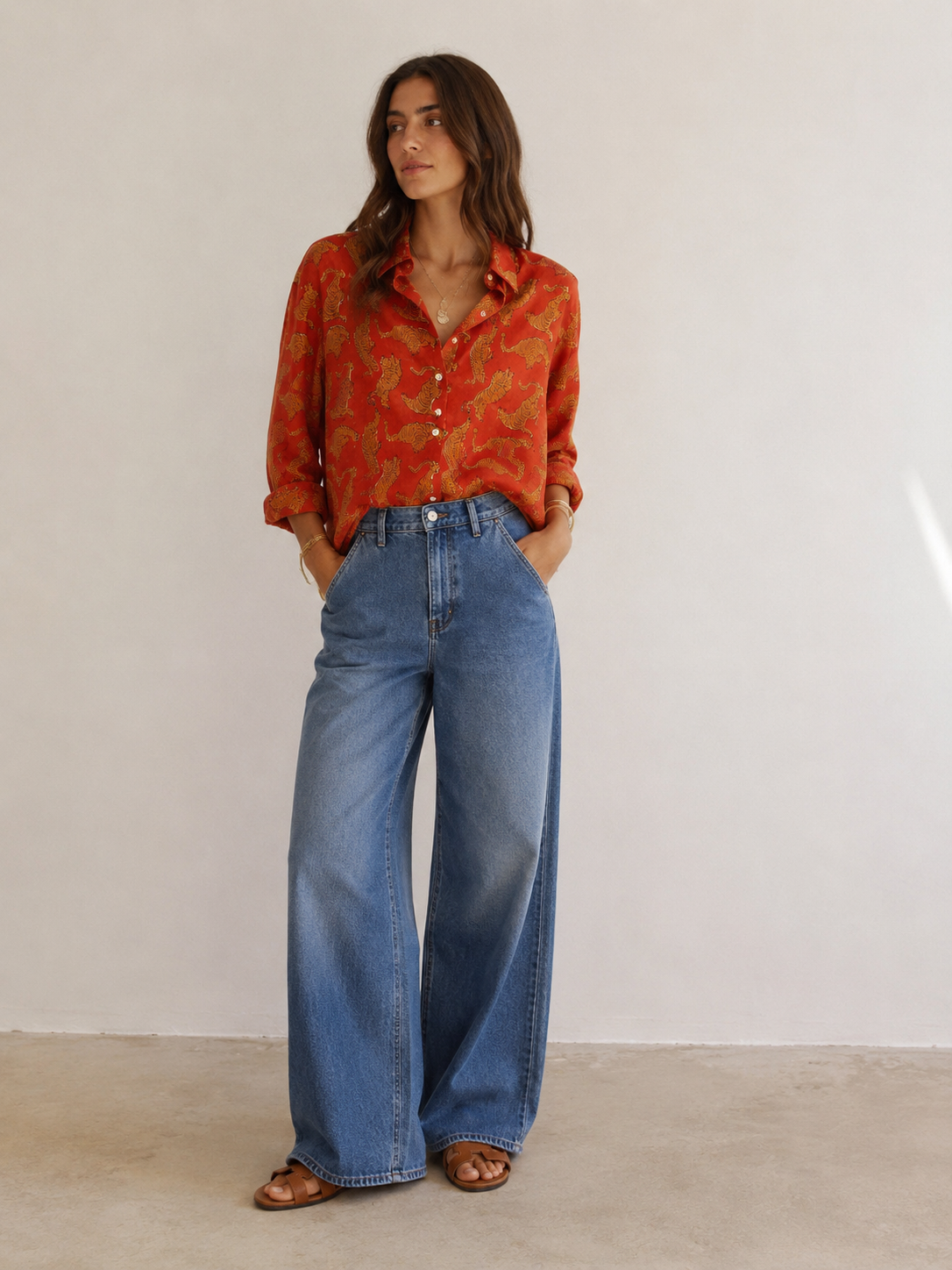 CAMICIA TIGRI ROSSA
