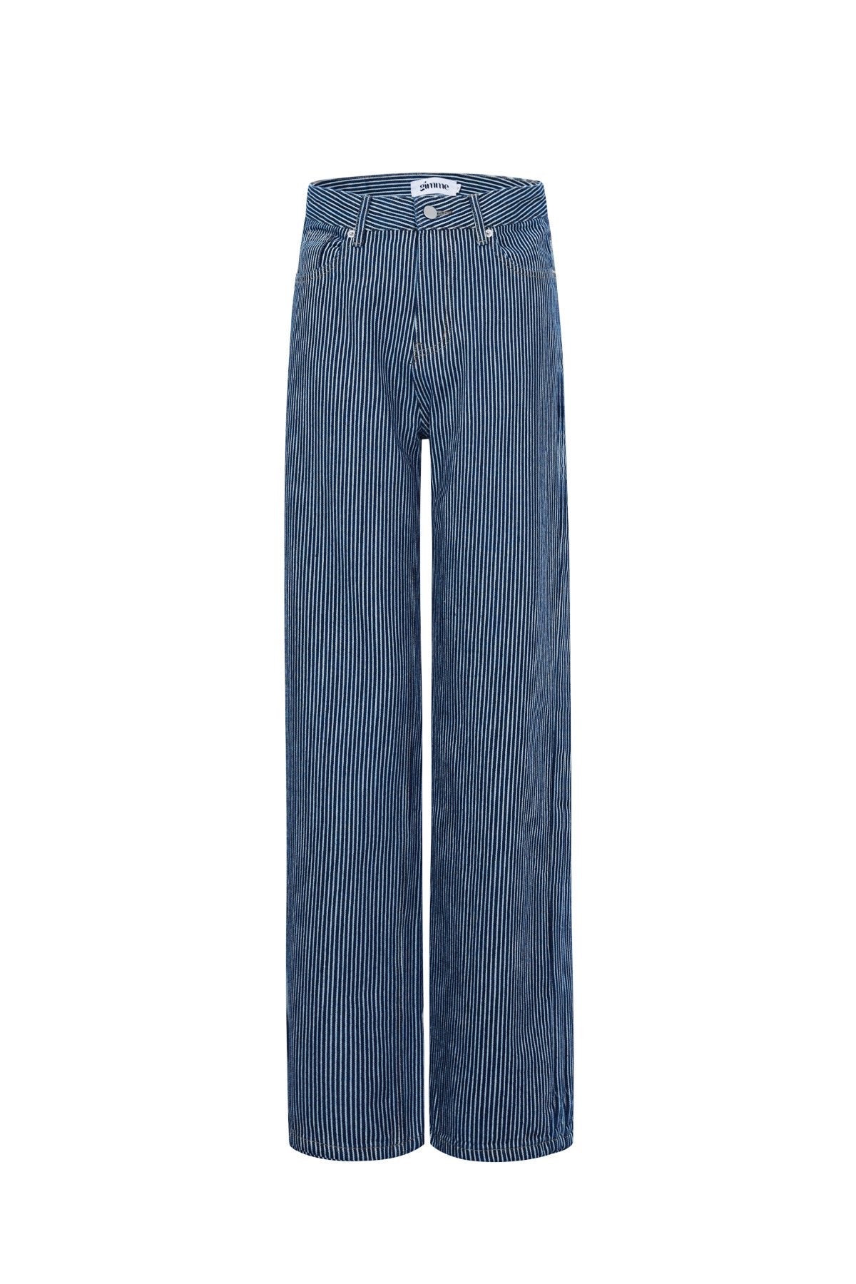 Jeans gessato denim