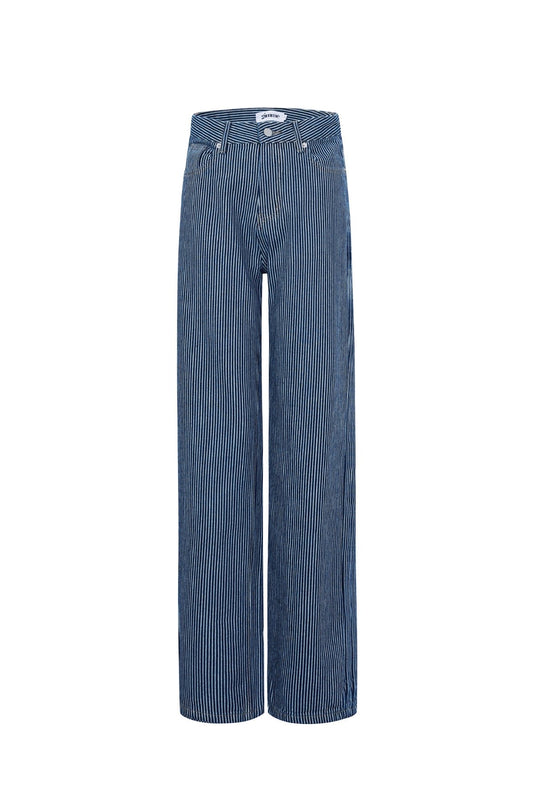 Jeans gessato denim