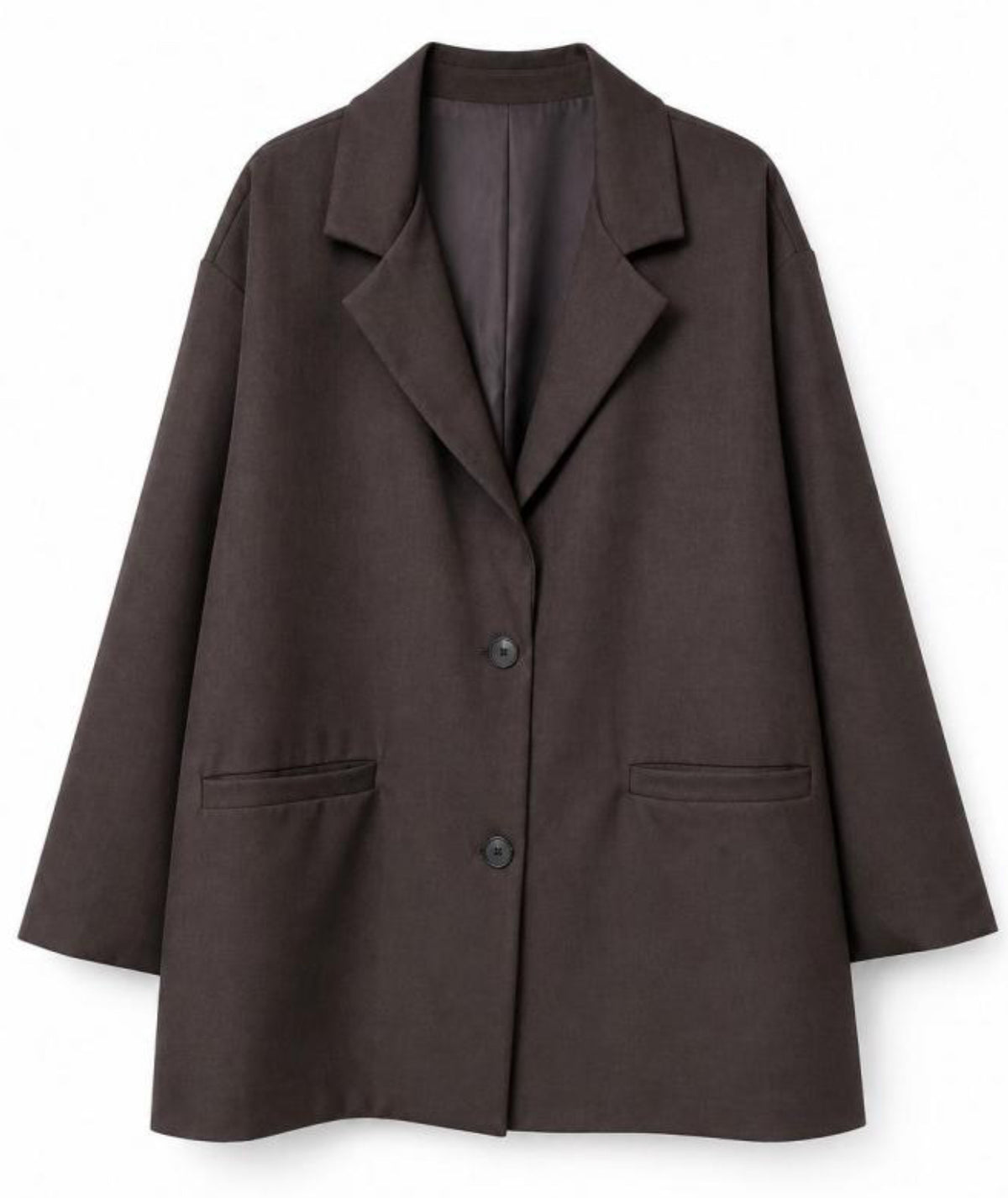 BLAZER OVERSIZE CIOCCOLATO