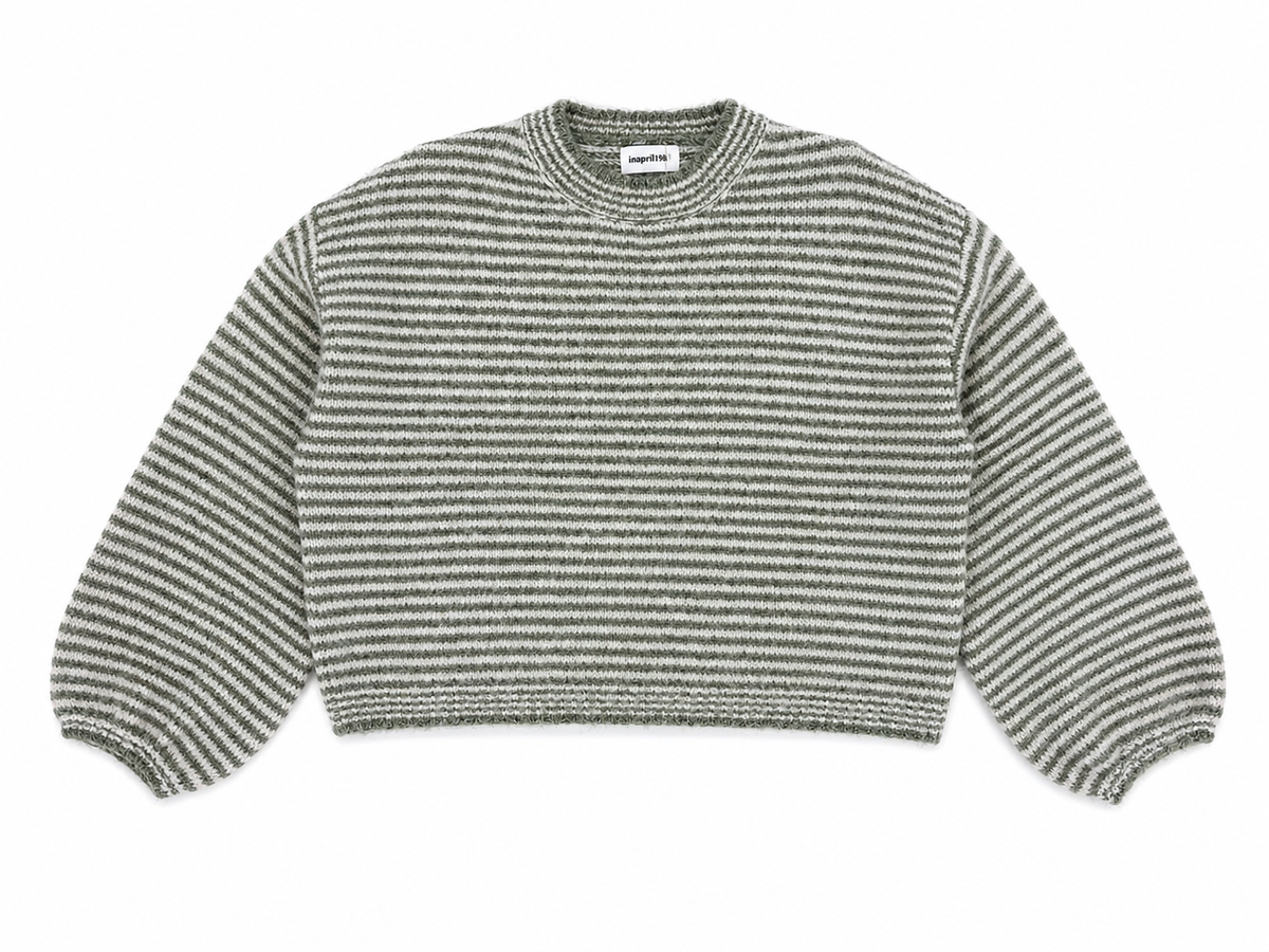 MAGLIONE STRIPES GREEN