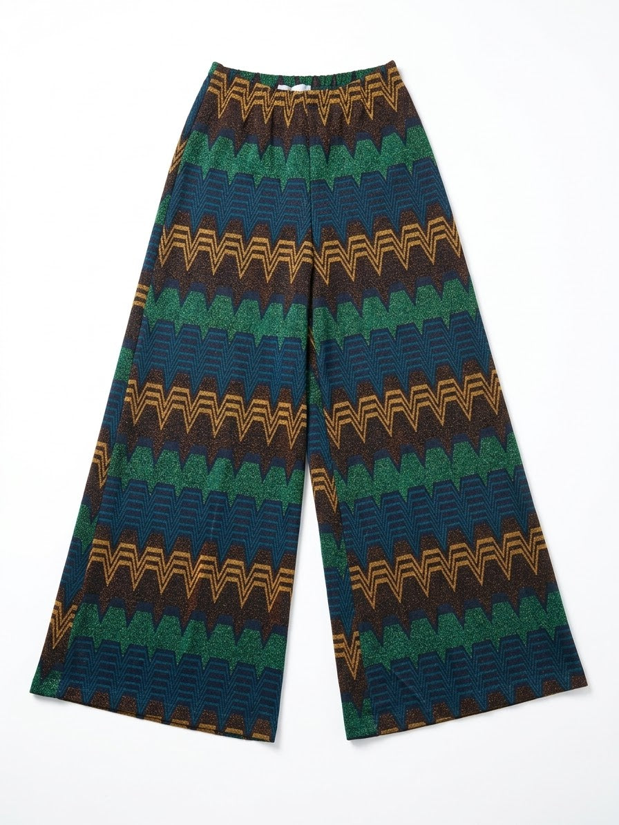 PANTALONE PALAZZO LUREX