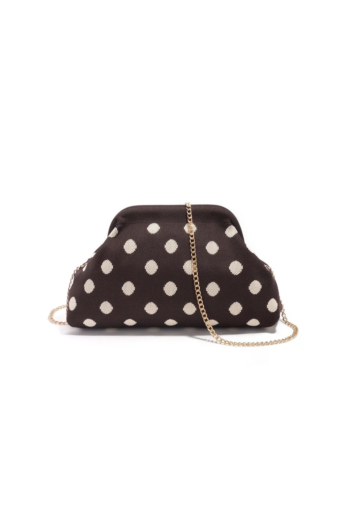CLUTCH POLKA BROWN