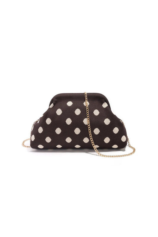 CLUTCH POLKA BROWN