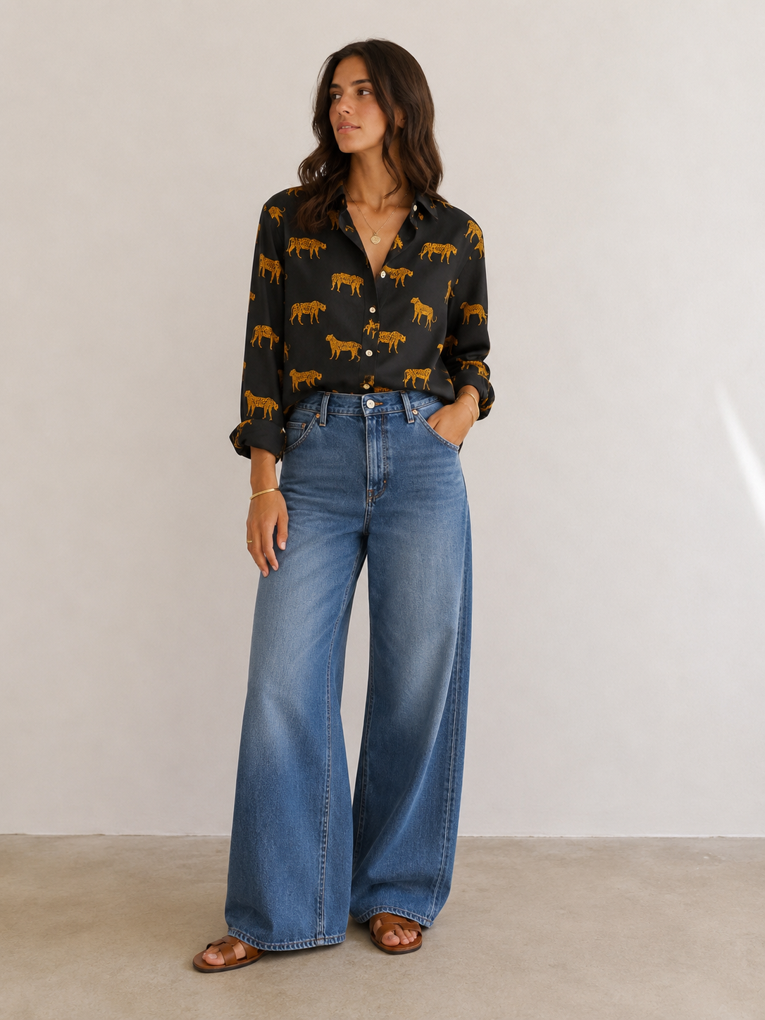CAMICIA TIGRI NERA