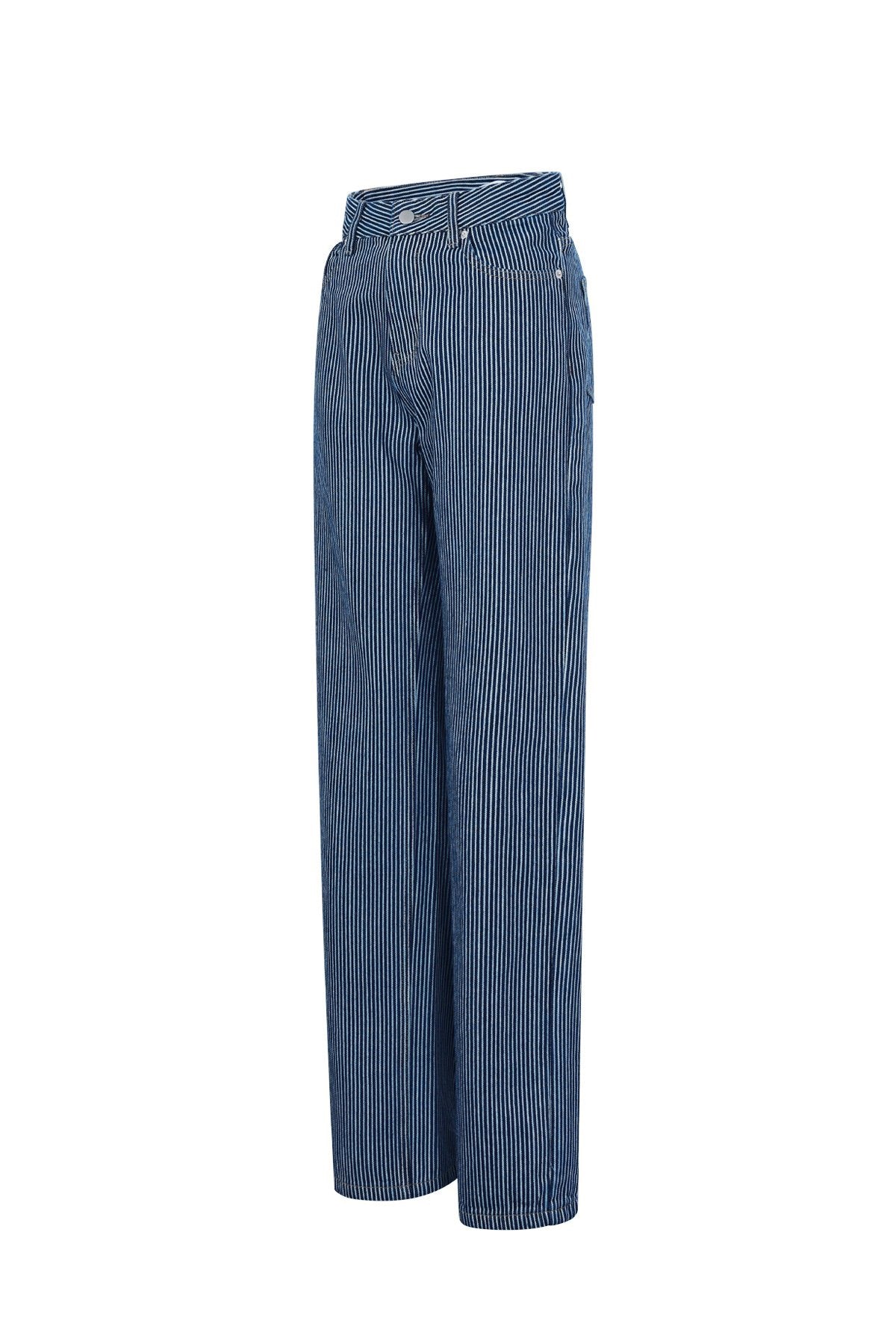 Jeans gessato denim