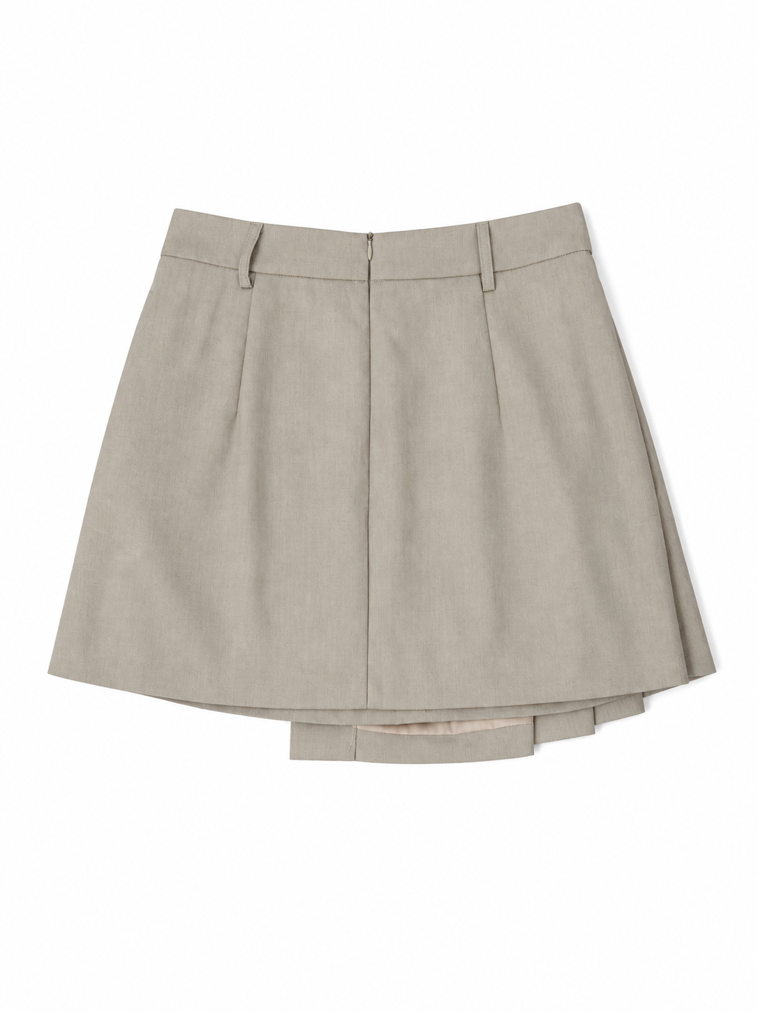 MINIGONNA COTONE A PIEGHE