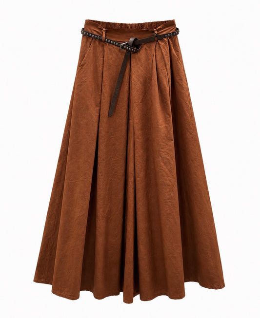 Pantalone palazzo ruggine