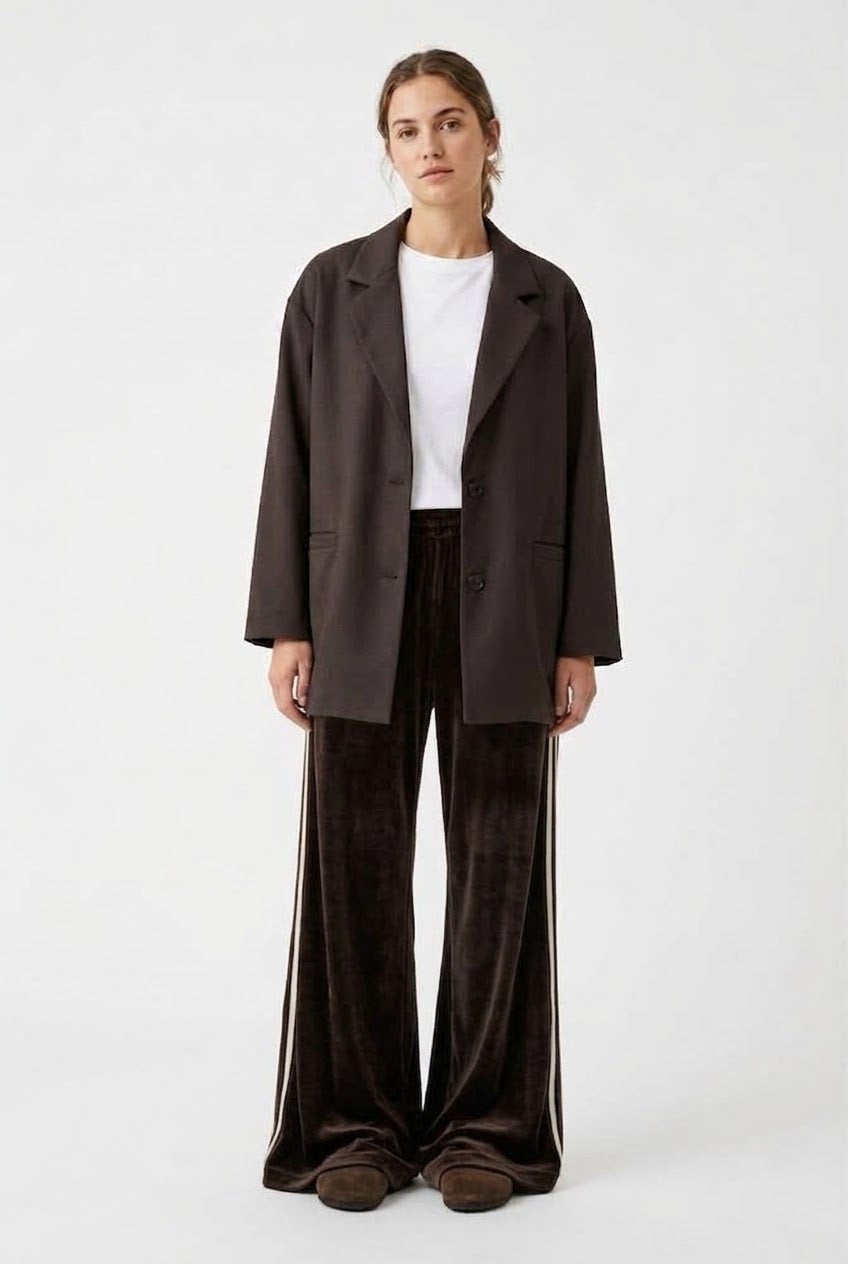 BLAZER OVERSIZE CIOCCOLATO
