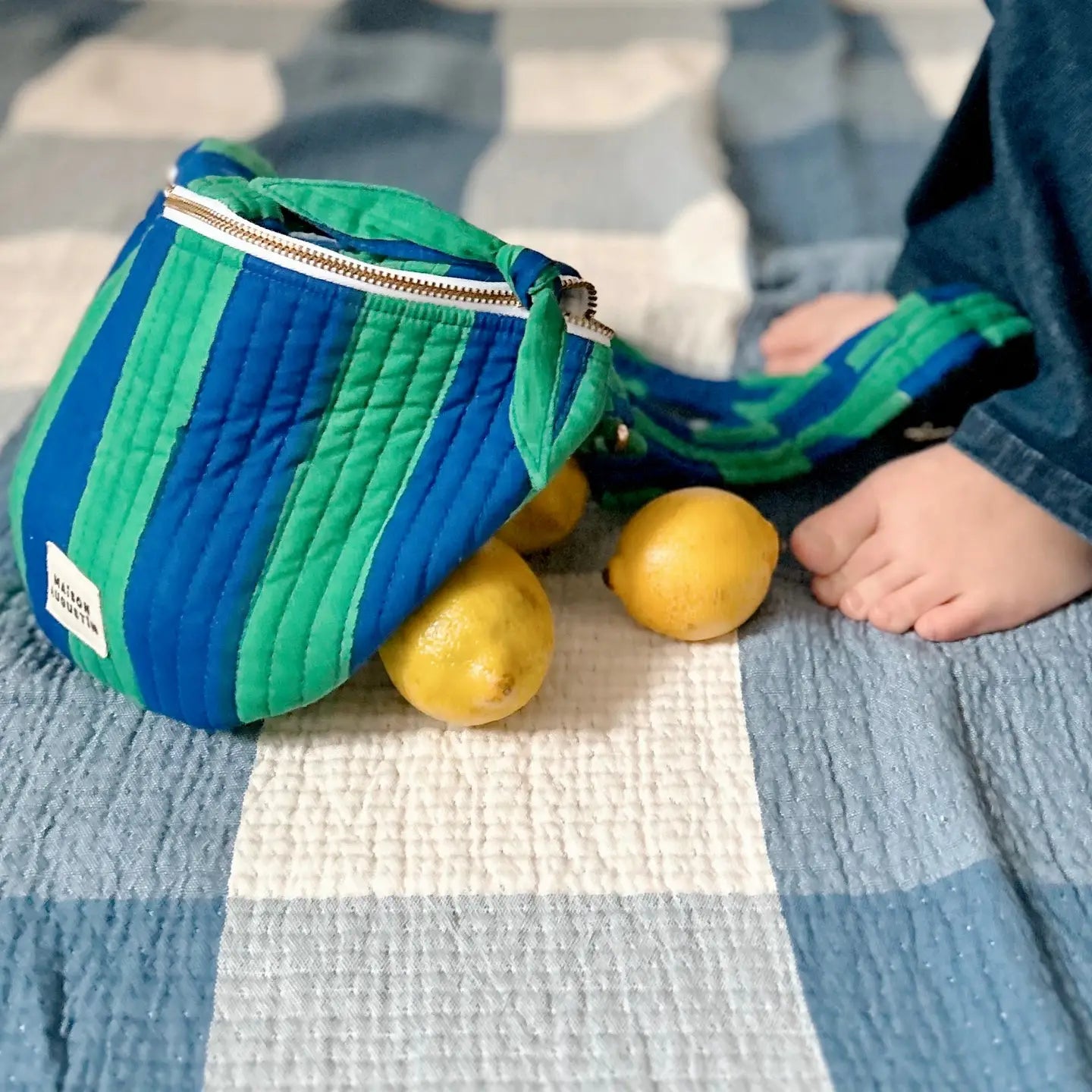 Borsa tracolla righe