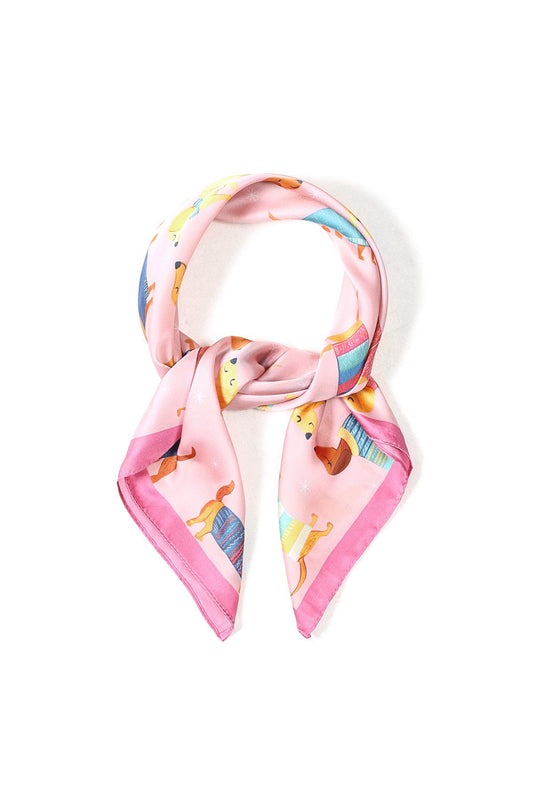 FOULARD BASSOTTI PINK