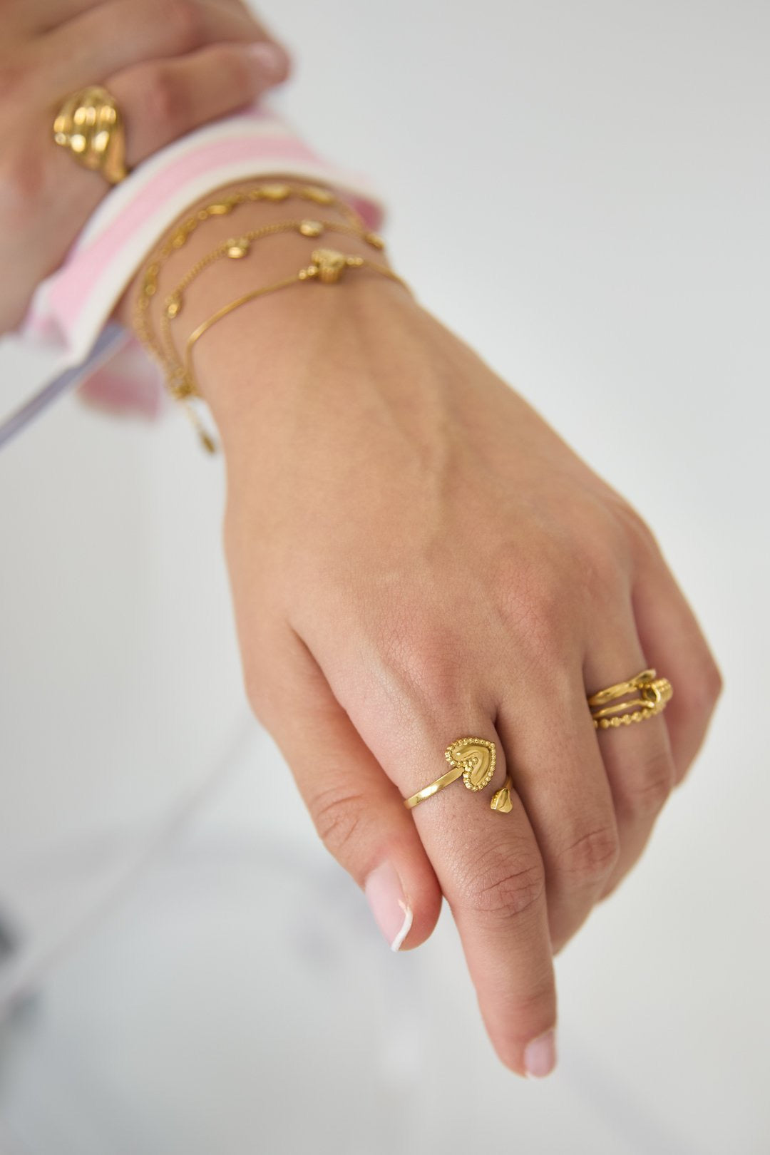 ANELLO DOPPIO CUORE