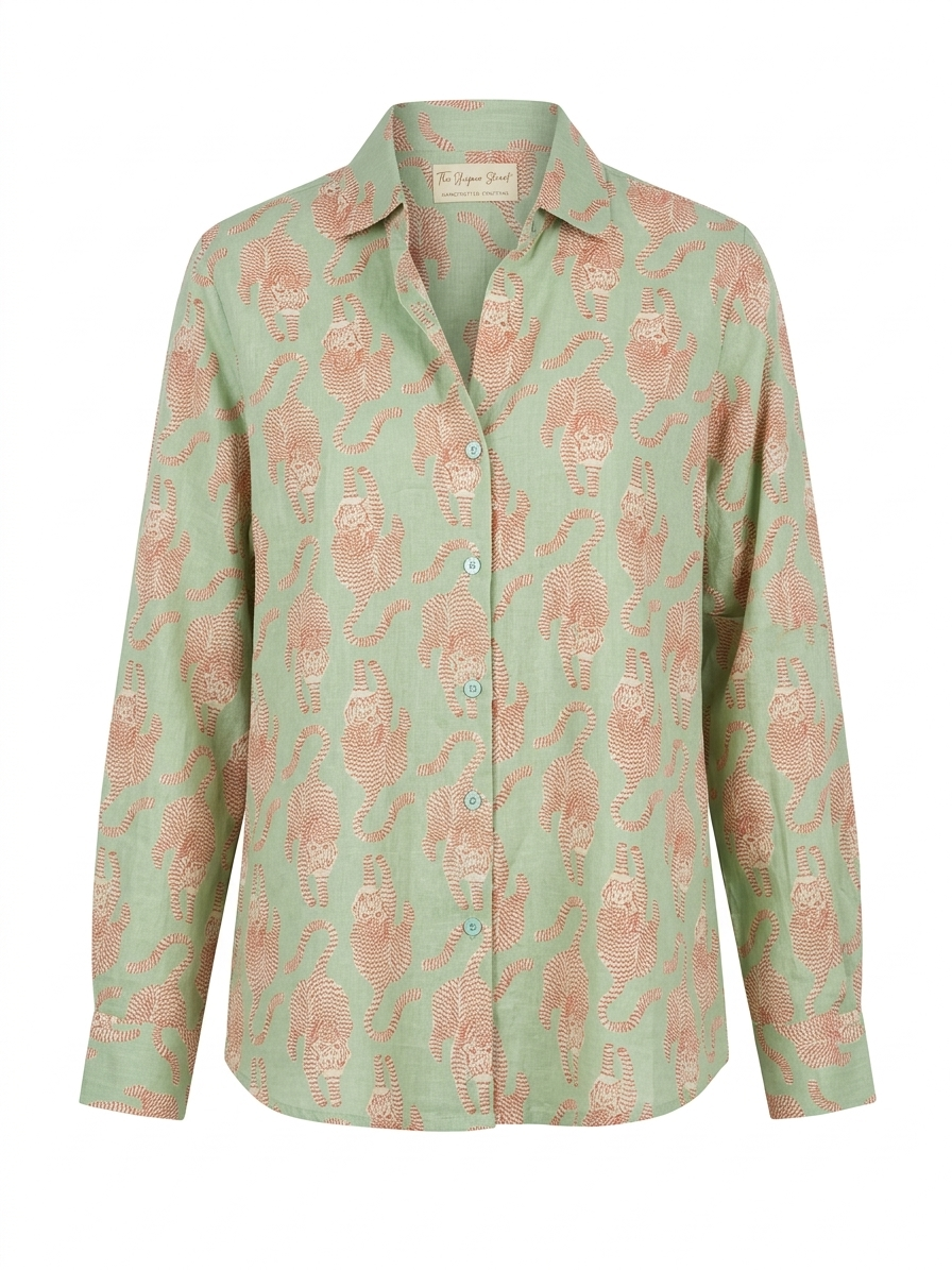 CAMICIA TIGRI SOFT GREEN