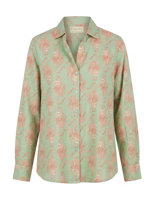 CAMICIA TIGRI SOFT GREEN