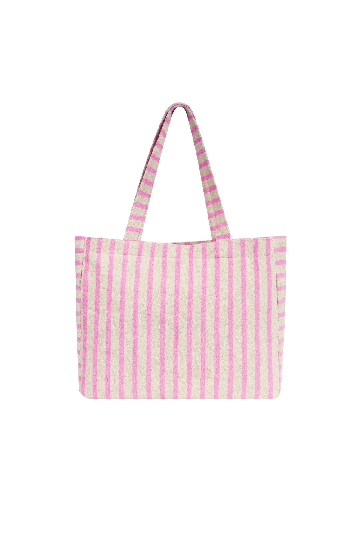 STRIPES TOTEBAG WHITE