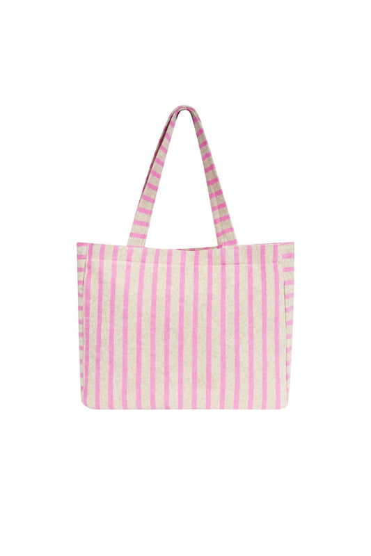 STRIPES TOTEBAG WHITE