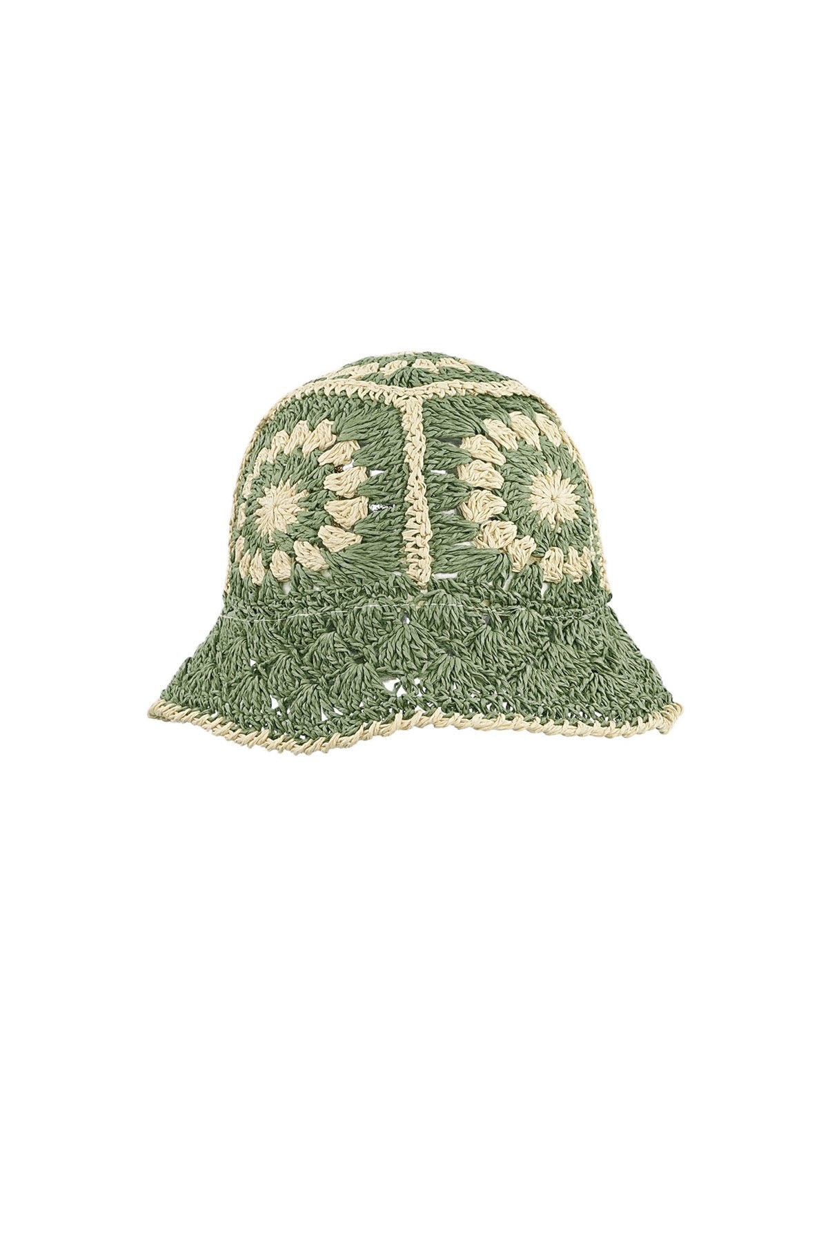 RAFIA HAT GREEN