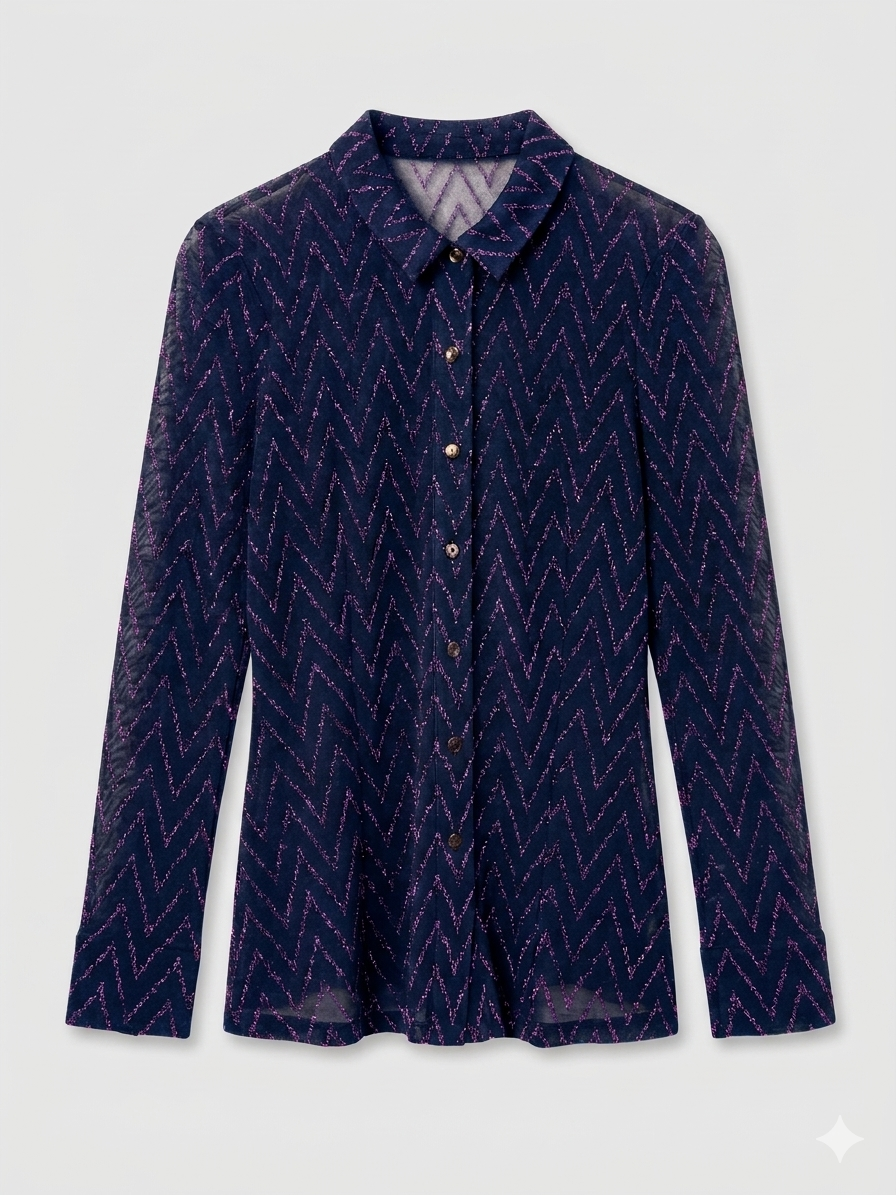 CAMICIA SLIM LUREX