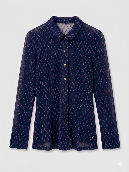CAMICIA SLIM LUREX
