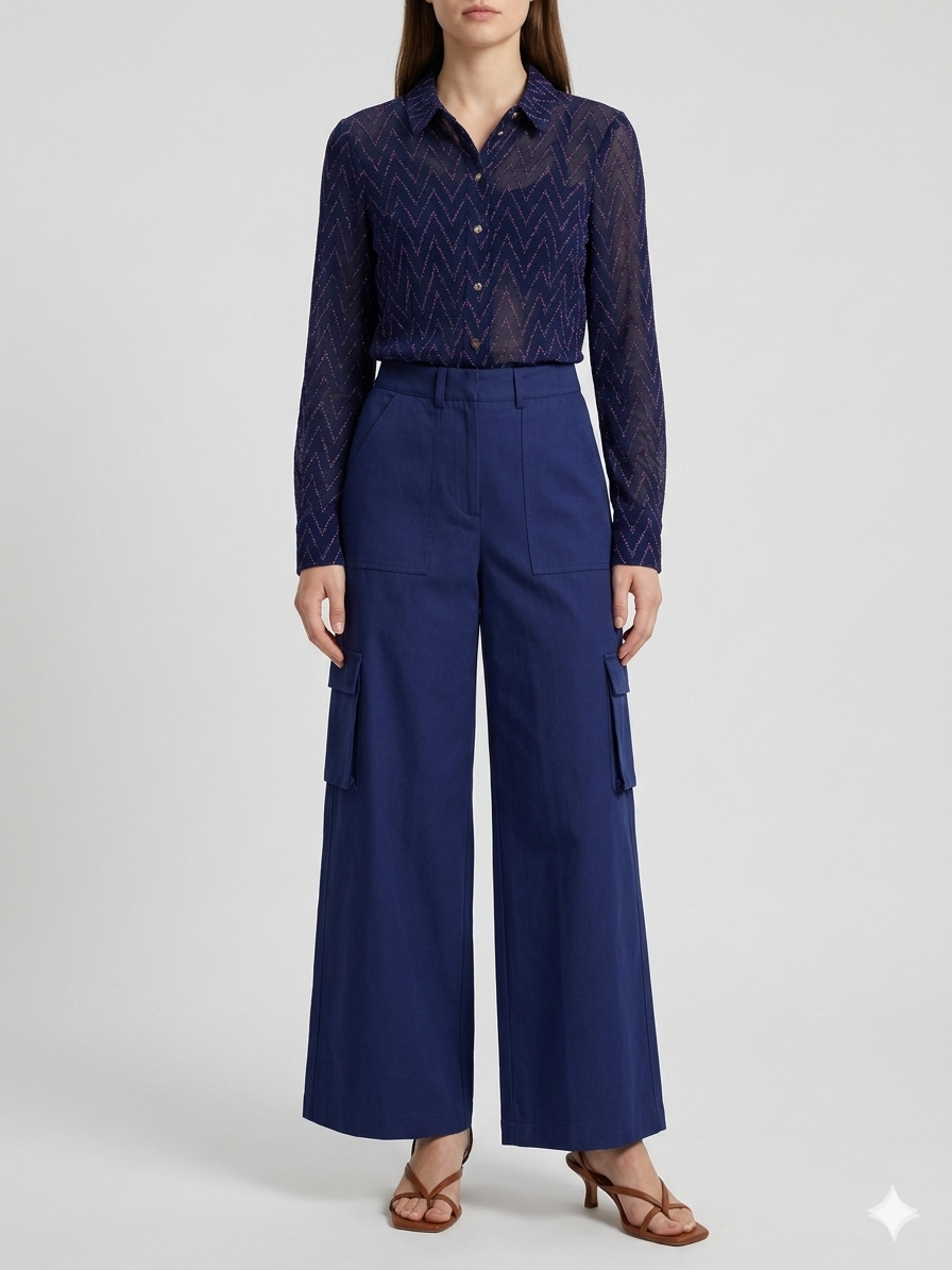 CAMICIA SLIM LUREX